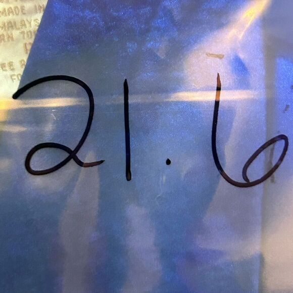 Vtg Victoria’s Secret Gold Label double breasted pajamas Sz‎ S Blue Satin Crest - Picture 8 of 8